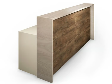 VECTOR - Melamine-faced chipboard reception desk by FIT INTERIORS - view 3
